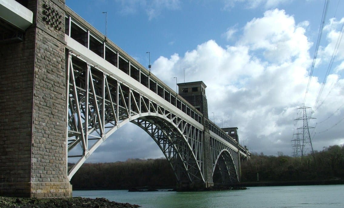 Britannia Bridge works to protect rail link for future years | Railways ...