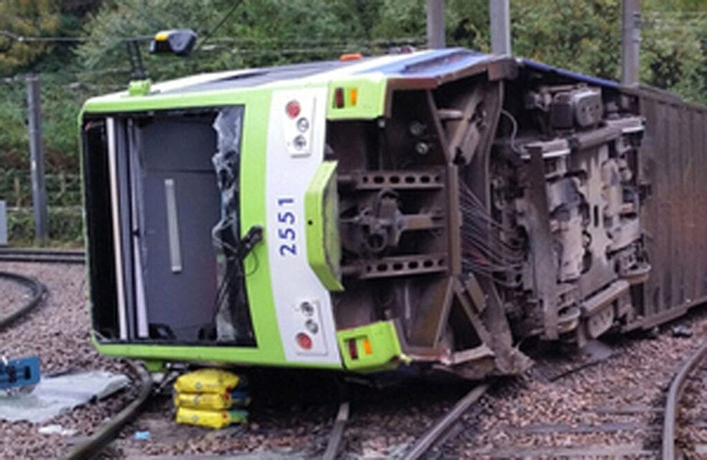 Tram derailed in 2016