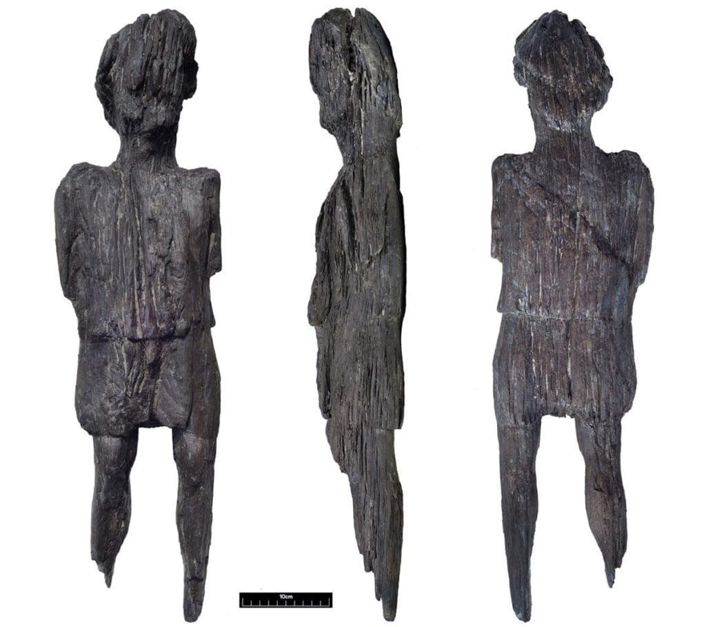 early Roman rare wooden carved figure