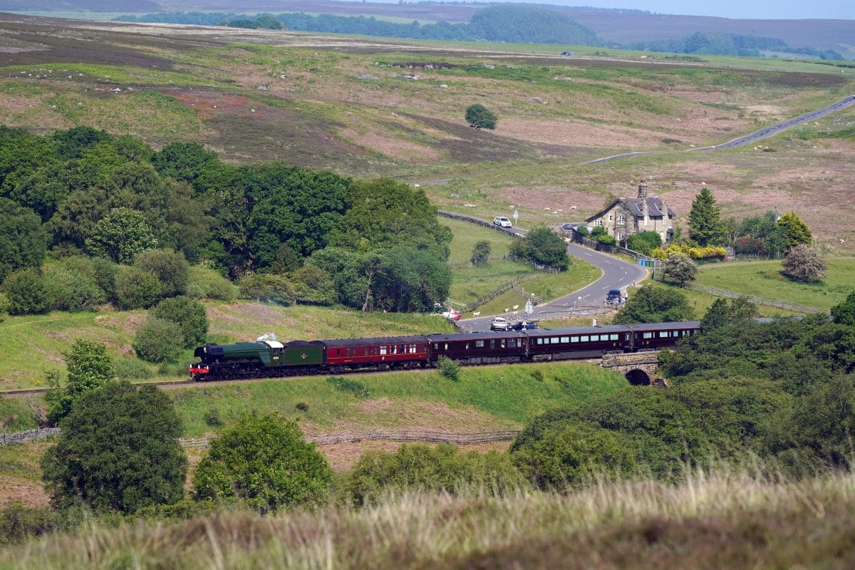 King takes to Flying Scotsman footplate on North Yorkshire Moors visit | Railways Illustrated Magazine - Vimarsana News